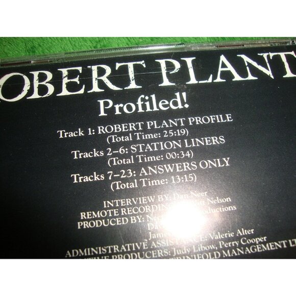 ROBERT PLANT promo cd PROFILED prcd 3297-2 - Picture 3 of 4